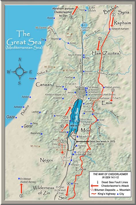 Dead Sea Map