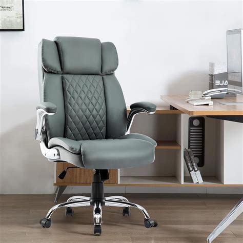 Amazon.com: HOMYEDAMIC High Back Ergonomic Office Chair, Flip Arms Big ...