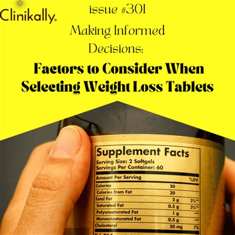 Ultimate Guide for Perfect Weight Loss Tablets | Clinikally