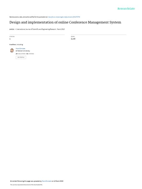 Conference Management System 的图像结果