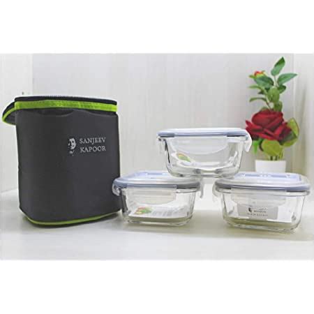 Buy Sanjeev Kapoor Borosilicate Glass,Microwave Safe, Transparent ...
