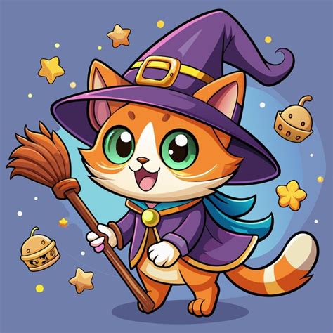 Cute cat in halloween costume | Premium AI-generated vector
