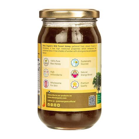 Shiva Organic's Wild Forest Honey - NPOP Organic India | Ubuy