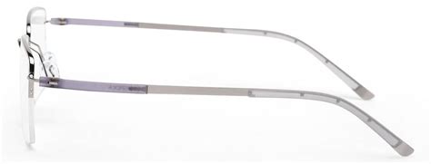 Rectangle Glasses Men | Half Rim Silver Glasses - YourSpex – GKB ...