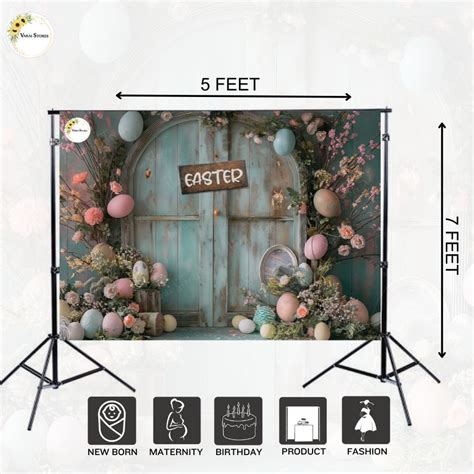 Happy Easter - Baby Printed Backdrops - PREMIUM FABRIC