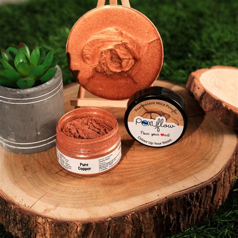 Buy Pure Copper Mica Powder for Art & DIY Projects – Brownwoods4art