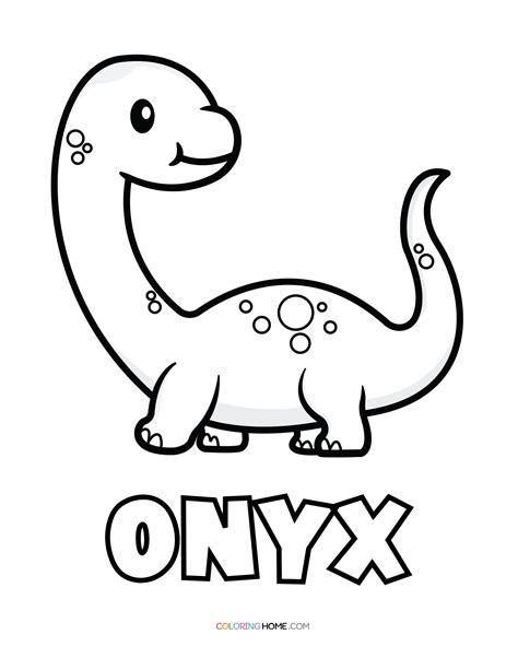 Onyx Name Coloring Pages - Coloring Nation