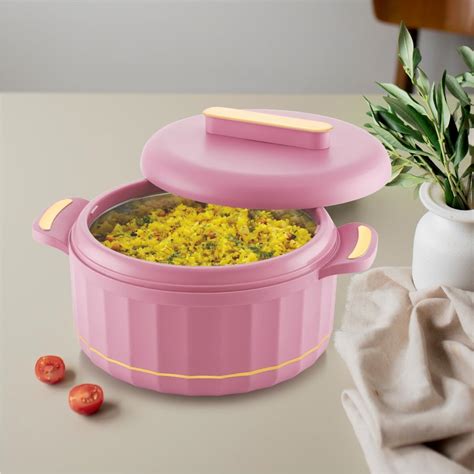 Buy Modware Venice Insulated Inner Steel Casserole 2200ml Stainless ...