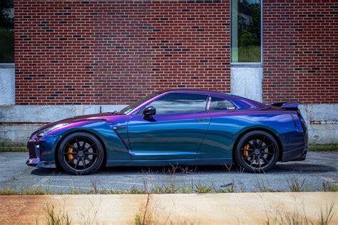 A 2016 Nissan GTR on 20 Inch Blaque Diamond BD-11 Gloss Black Wheels ...