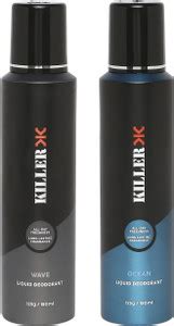 KILLER OCEAN 150 ml + WAVE 150 ml DEODARANT Deodorant Spray - For Men ...