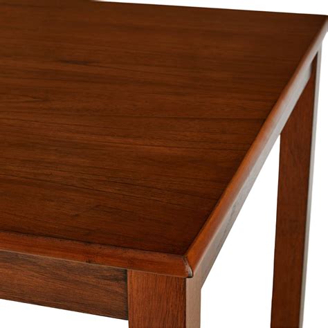 Watford Wooden Dining Table, Walnut Finish