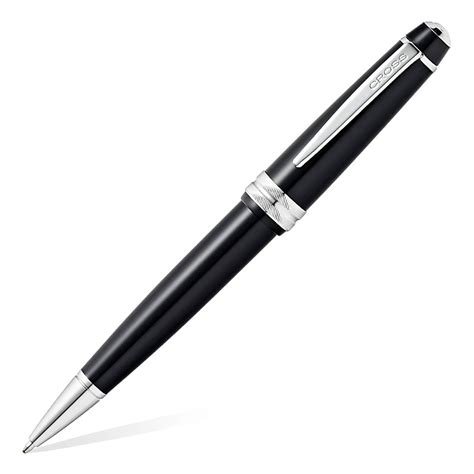 Cross AT0742-1 Bailey Light Ballpoint Pen Black with Chrome Trims — Mango