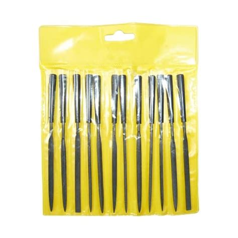 H & H Industrial Products 12 Piece 5-1/2" No 0 Cut Needle File Set 3000 ...