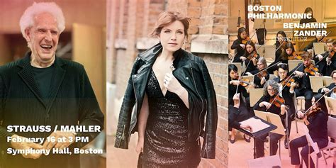 Boston Philharmonic performs Strauss & Mahler, with Claire Booth ...