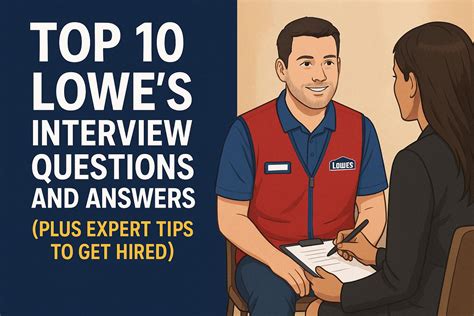 Top 10 Lowe's Interview Questions and Answers (Plus Expert Tips to Get ...