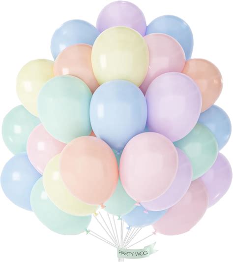 PartyWoo Pastel Balloons, 100 pcs 10 in Pastel Color India | Ubuy