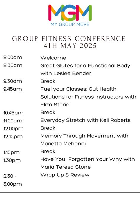 2025 MGM Group Fitness Virtual Conference