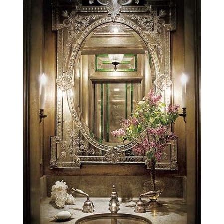 Buy Venetian Design Mirrored Wall Art Panels (Silver, 18 x 18 Inches ...