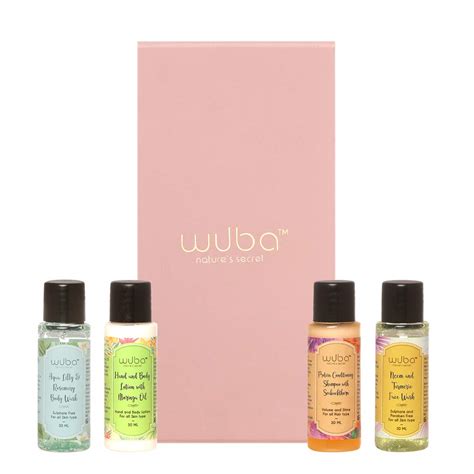 Wuba Nature's Secret I Luxury Travel Essential Gift Box I Tan Removal I ...