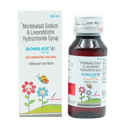 Romilast L Syrup 60 ml Price, Uses, Side Effects, Composition - Apollo ...