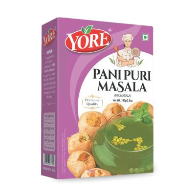 Pani Puri Masala | Best Spice Blend Company | Yore Spices