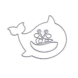 Demiawaking Dolphin Cutting Dies Stencils DIY Metal Embossing Template ...