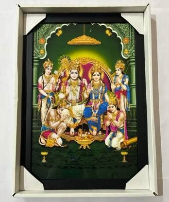 YashFrames ram darbar Religious Frame Price in India - Buy YashFrames ...