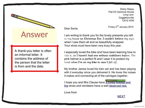 Informal Letter Layout 的图像结果