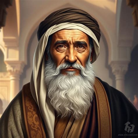 Realistic Portrait of Abu Bakr Al-Siddiq