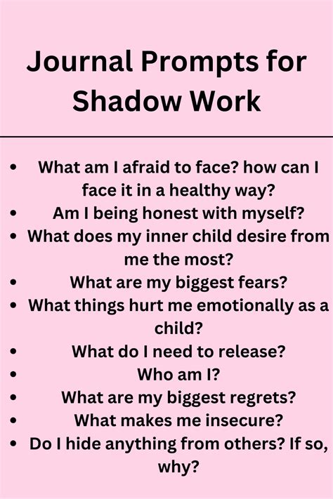Image result for Shadow Work Addiction Journal Prompts