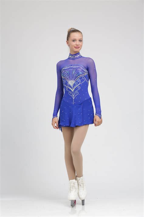 Art Deco Inspired Figure Skating Dress by Tania Bass.