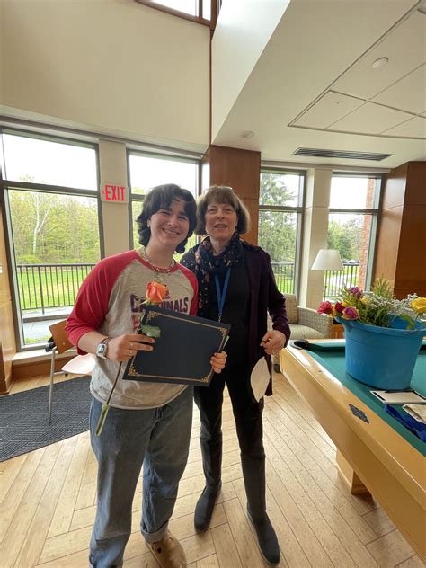 I was honored to be awarded a prize by the Mount Holyoke French ...