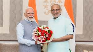 PM Modi Meets Vice President CP Radhakrishnan