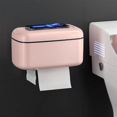 Tissue Paper Holder Wall Mounted ABS Plastic Toilet Paper Holder ...