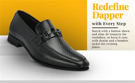 Buy San Frissco Men Formal Slip-On Loafers - Anti-Slip PU Leather for ...