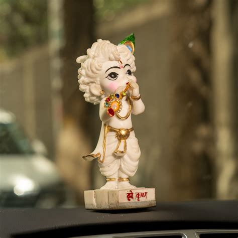Shri Krishna Idol (White Color) – Shri Prasadam