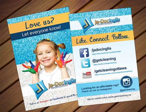 Design a two-sided Referral/Review Card for our business | Freelancer