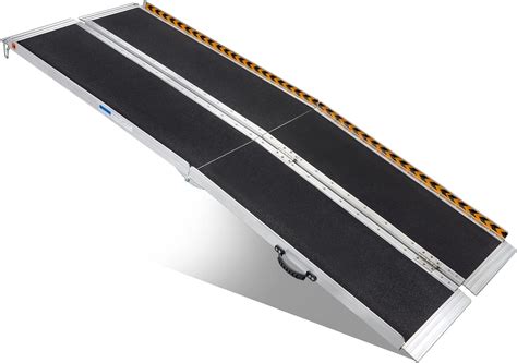 Buy 8FT Wheelchair Ramp, LEMNISCATE Portable Wheelchair Ramp for Home ...