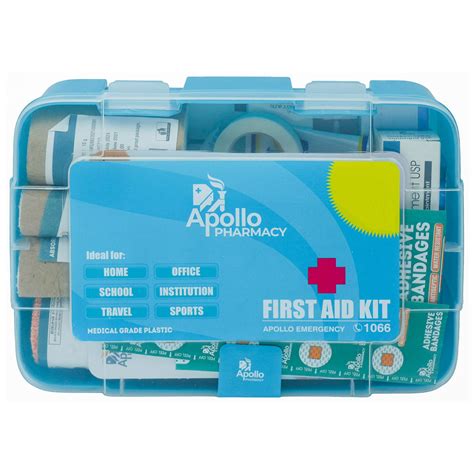 Buy Apollo Pharmacy First Aid Kit, 1 Count | 19 Minutes Delivery ...