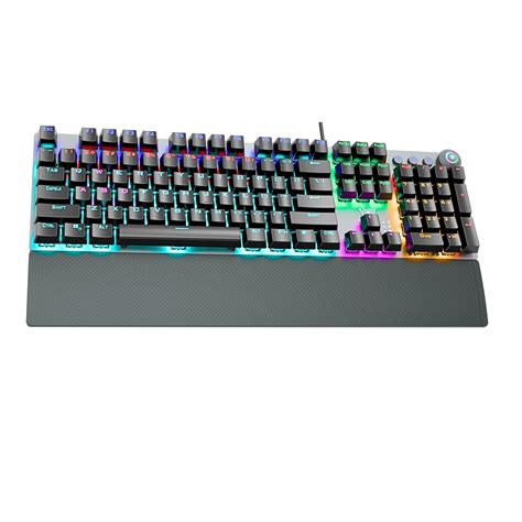 AULA F2058 Wired Mechanical Gaming RGB Backlight Keyboard With Media K ...