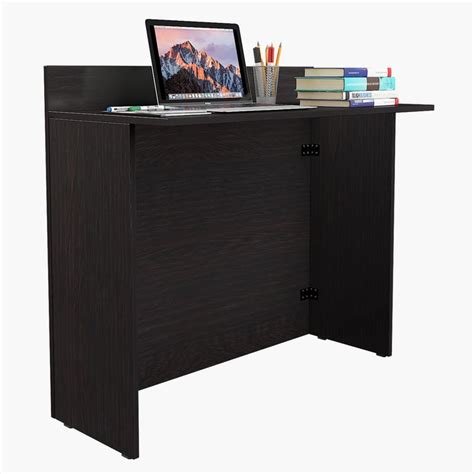 Buy Helios Judy Wenge Brown Engineering Wood Folding Study Table from ...