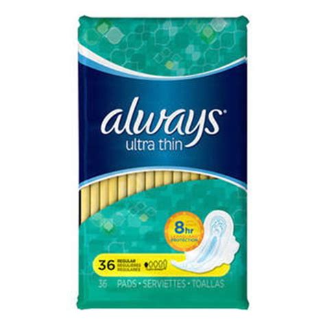 Always Ultra Thin Maxi Pads With Flexi-Wings, Regular - 36 Ea, 6 Pack ...