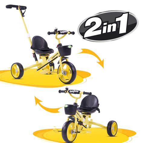 Baybee Breeze 2 in 1 Kids Tricycle Convertible Baby Tricycle Kid's Tri ...