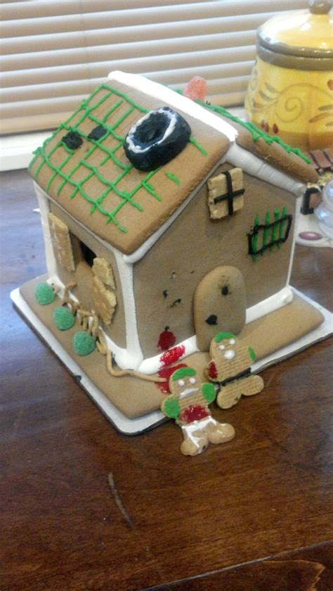 I present you my gingerbread crack house. : r/funny