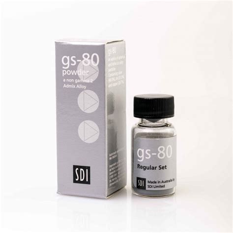 SDI GS 80 Powder -(30gm Powder) Non-Gamma Dental Restorative Material ...