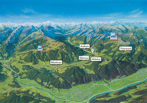Map Of Niederau Austria