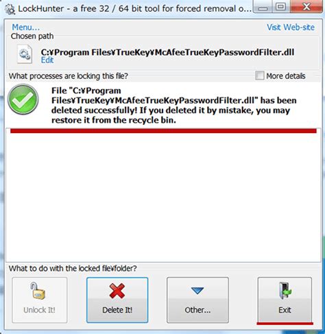 Image result for Delete TrueKey Software