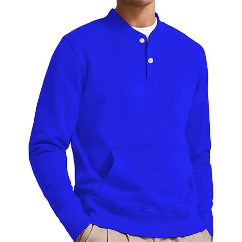 Mens Big and Tall Sweatshirts S-5XL Plus Size Casual Long Sleeve ...