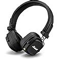 Marshall Major IV Wireless Bluetooth On Ear Headphone with Mic (Black ...