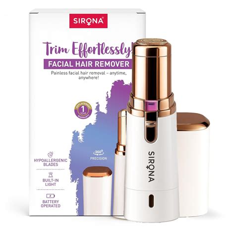Sirona Mini Facial Hair Removal Machine Trimmer for Women | For Face ...